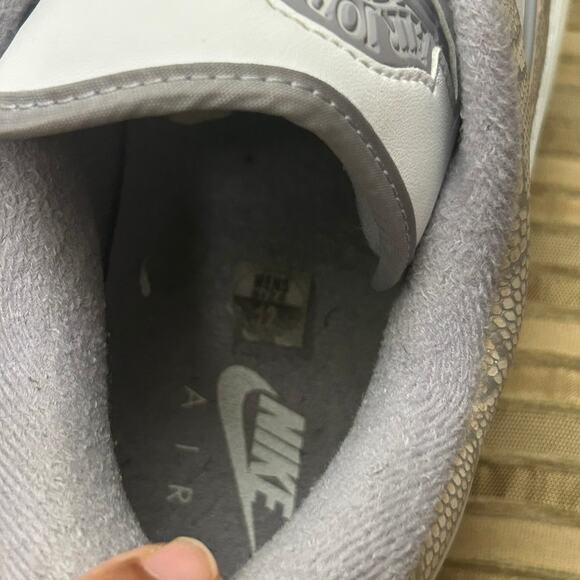 Jordan 2 Retro Low Python Sneakers Mens 12 White Cement Athletic Shoes DV9956-10 - Picture 12 of 16